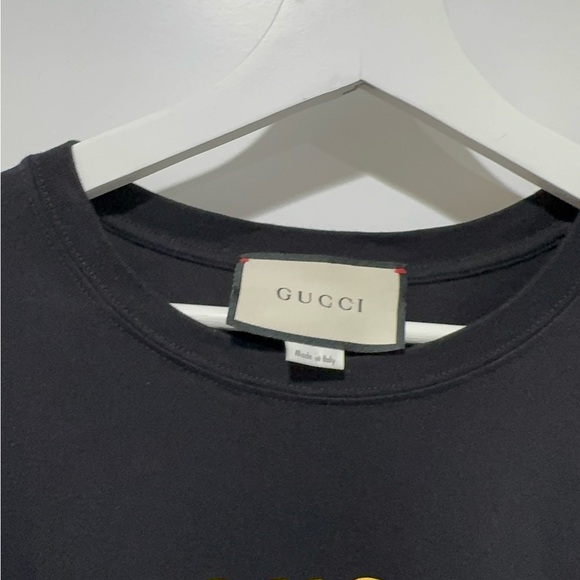 Gucci Boutique Print Cotton T-shirt - Picture 12 of 16